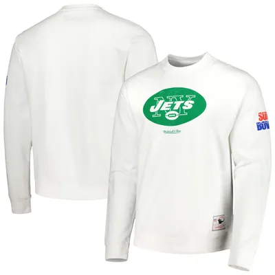 Mitchell & Ness Jets VIP Rings Crew Sweatshirt - Men's