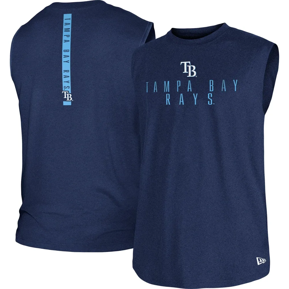 New Era Rays Team Muscle Tank Top - Men's