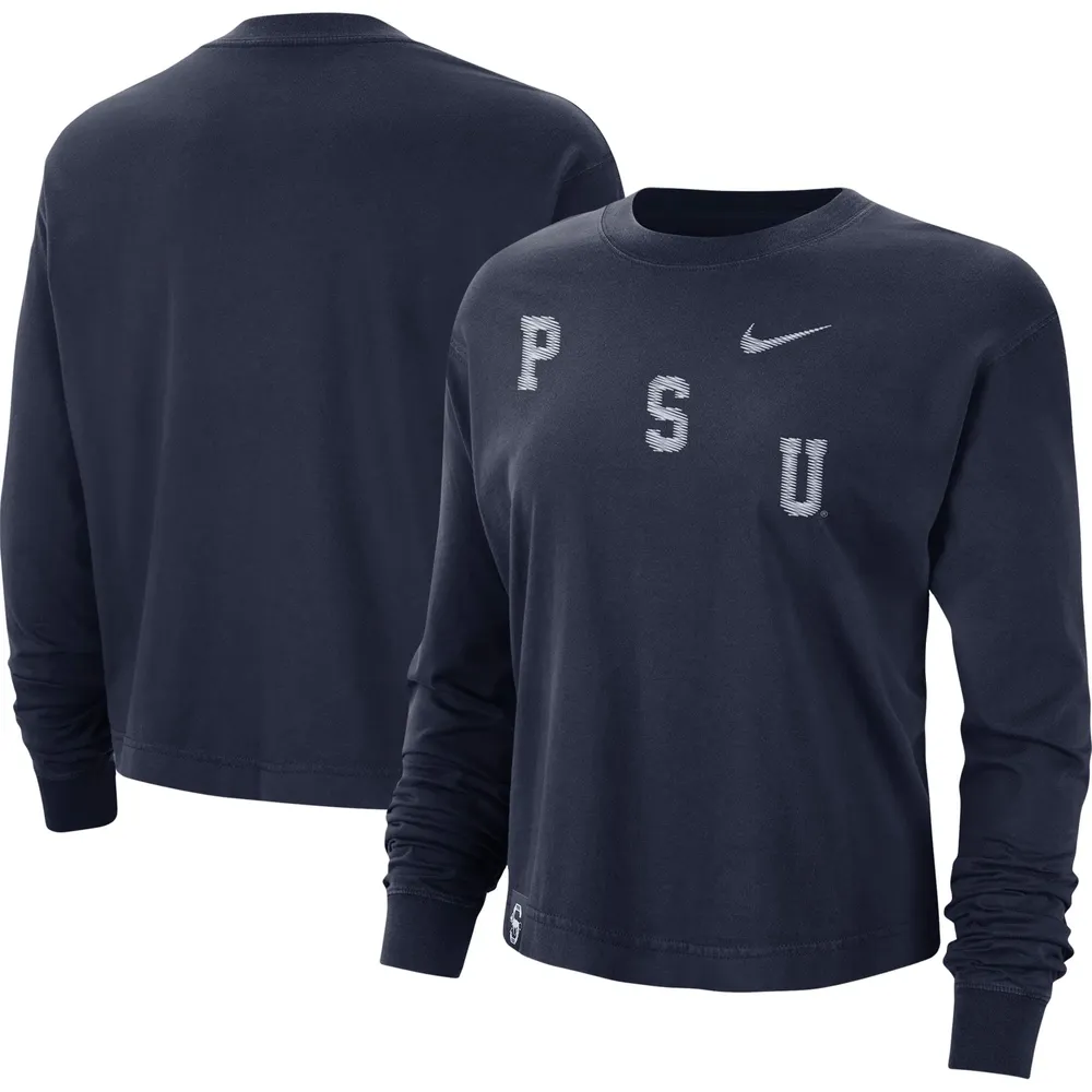 Nike Penn State Boxy Varsity Long Sleeve T-Shirt - Women's