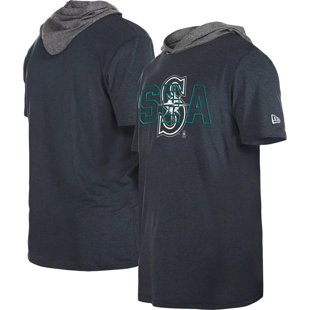 New Era Mariners Team Hoodie T-Shirt - Men's