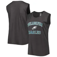 Women's Fanatics Branded Black Philadelphia Eagles True Contender Tank Top