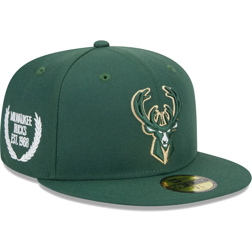 New Era Bucks Undervisor Laurels 59FIFTY Fitted Hat - Men's