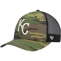 Men's '47 Camo Kansas City Royals Team Clean Up Adjustable Hat