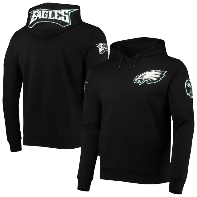 Men's Antigua White Philadelphia Eagles Victory Pullover Hoodie Size: Small