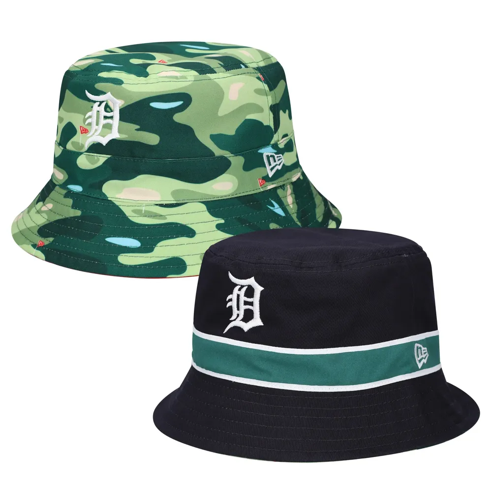 New Era Tigers Reverse Bucket Hat - Men's