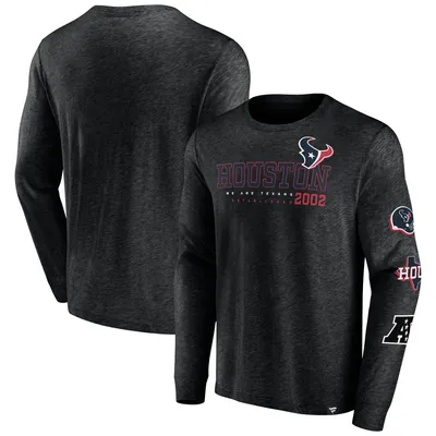 Fanatics Texans High Whip Pitcher Long Sleeve T-Shirt - Men's