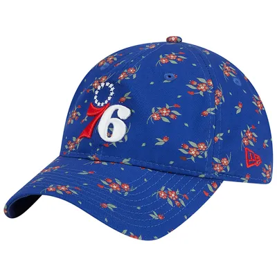 New Era 76ers Bloom Print 9TWENTY Adjustable Hat - Women's