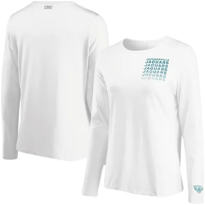 WEAR by Erin Andrews Jaguars Repeat Long Sleeve T-Shirt - Women's