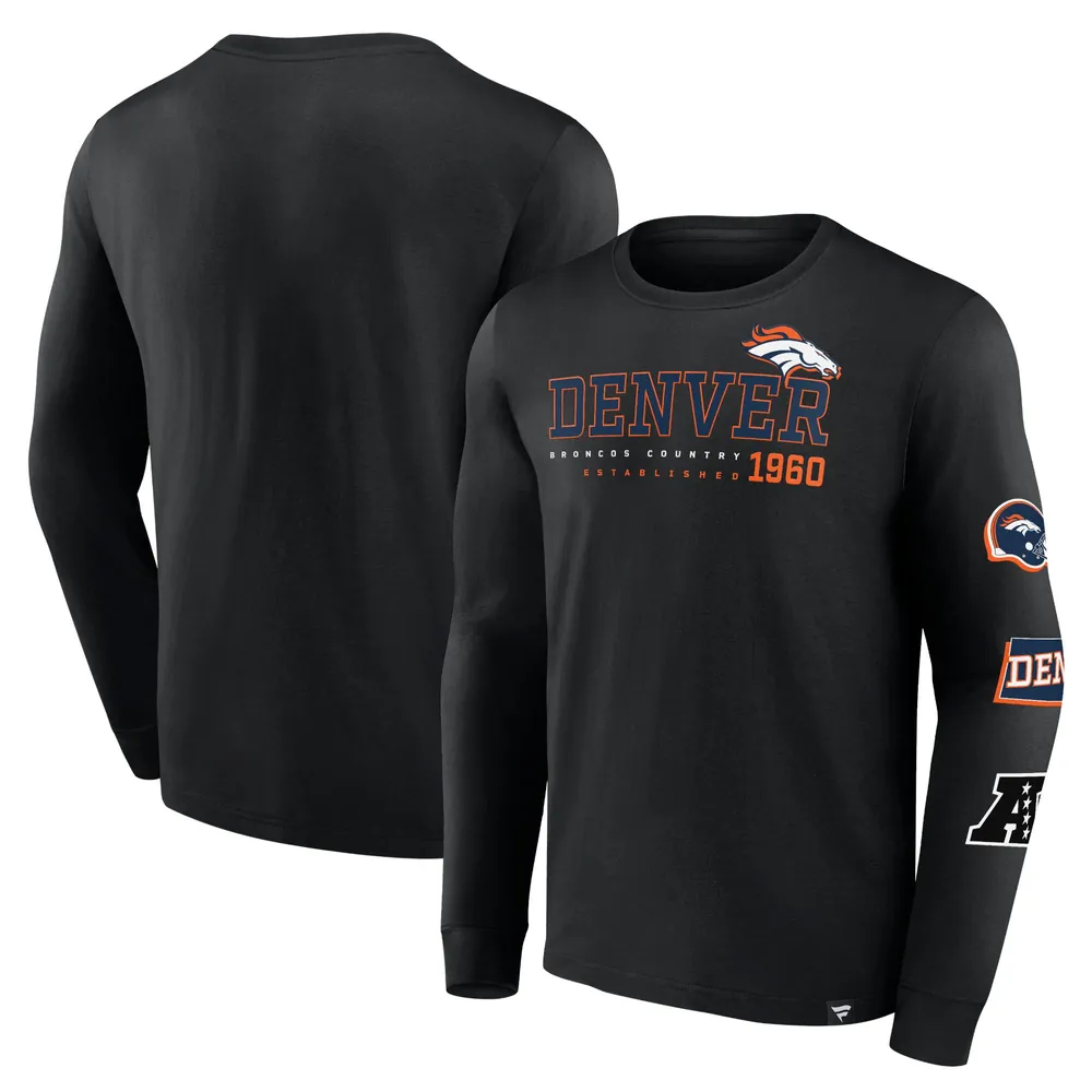 Men's Denver Broncos Graphic Crew Sweatshirt, Men's Tops