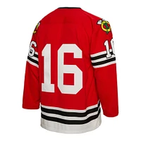 Mitchell & Ness Mens Bobby Hull Blackhawks 1960/61 Line Jersey - Red