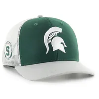 47 Brand Michigan State Side Note Trucker Snapback Hat - Men's