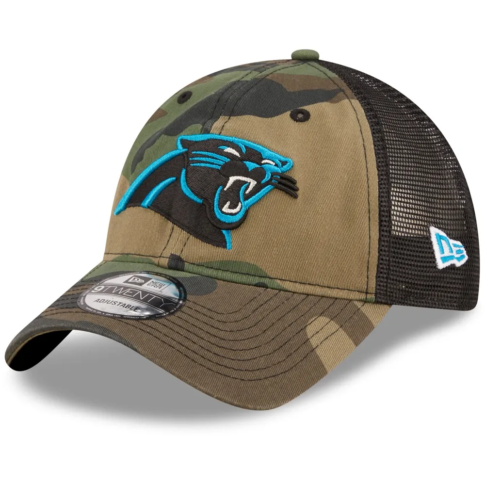 New Era Panthers Basic 9TWENTY Trucker Snapback Hat - Men's