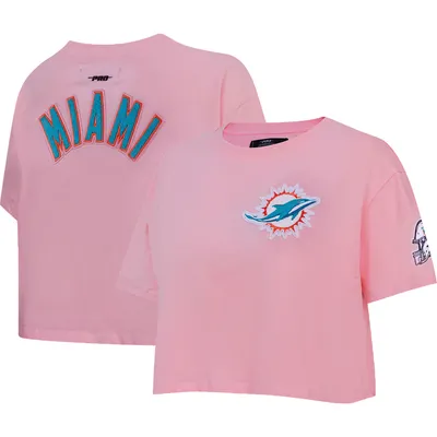 Pro Standard Dolphins Cropped Boxy T-Shirt - Women's