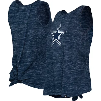 New Era Cowboys Space Dye Tie-Back Tank - Women's