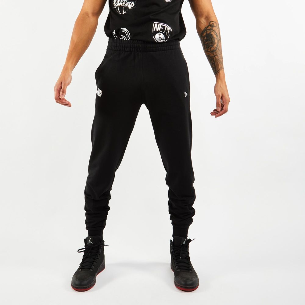 New Era NBA Foil Logo Jogger Cuffed - Homme Pantalons
