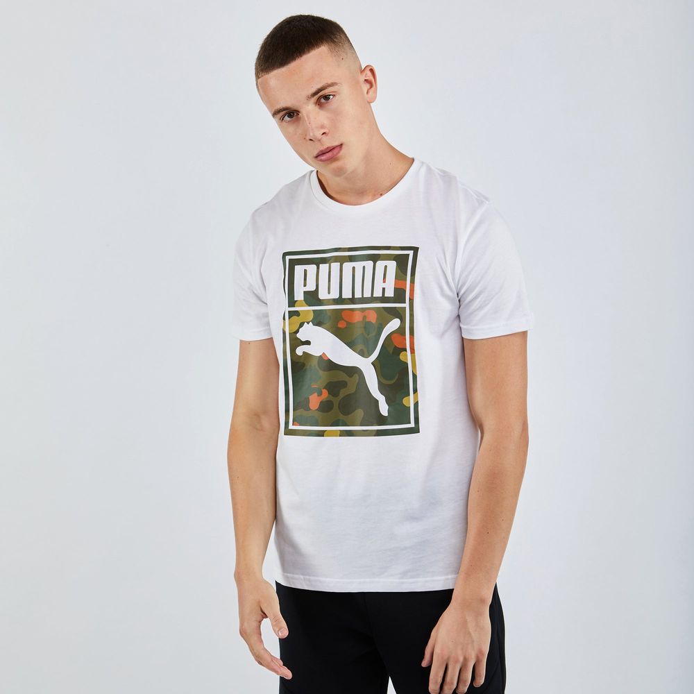 Puma Camo Box Tee - Homme T-Shirts