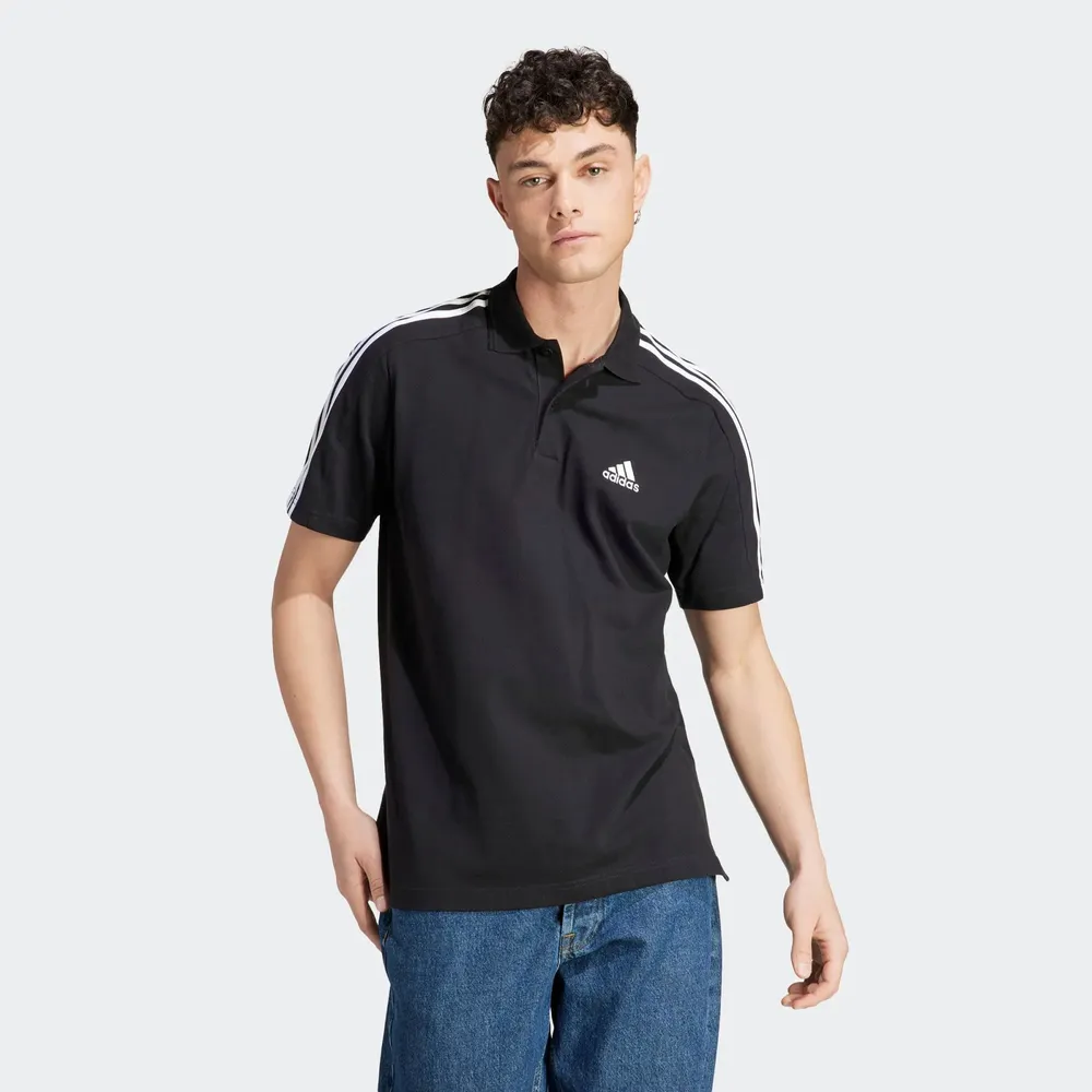 adidas Essentials Piqu? Small Logo 3-Stripes