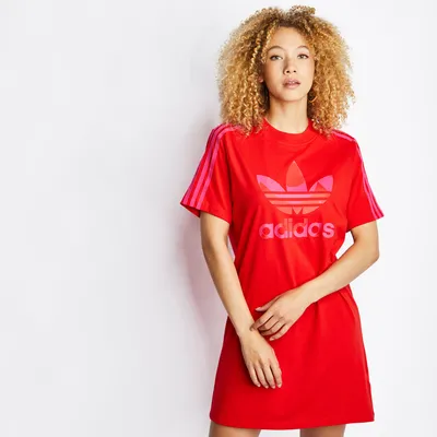 adidas Marimekko Trefoil Print Infill Tee Dress