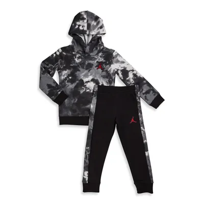 Jordan Boys Essentials Smoke Dye All Over Print Hooded Suit