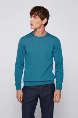Crew-neck sweater virgin wool