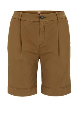 Short chino Relaxed Fit en coton stretch biologique