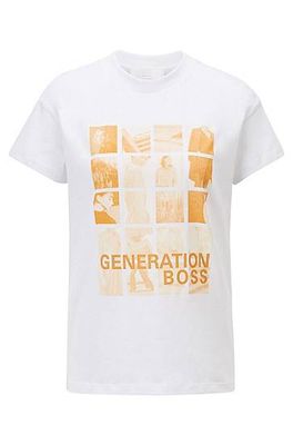 T-shirt Relaxed Fit en coton recot²® à imprimé emblématique de la collection
