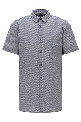 Chemise Slim Fit en coton stretch imprimé