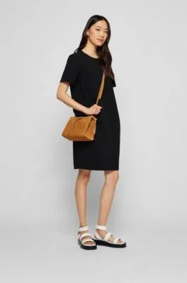 Relaxed-fit dress Japanese crepe