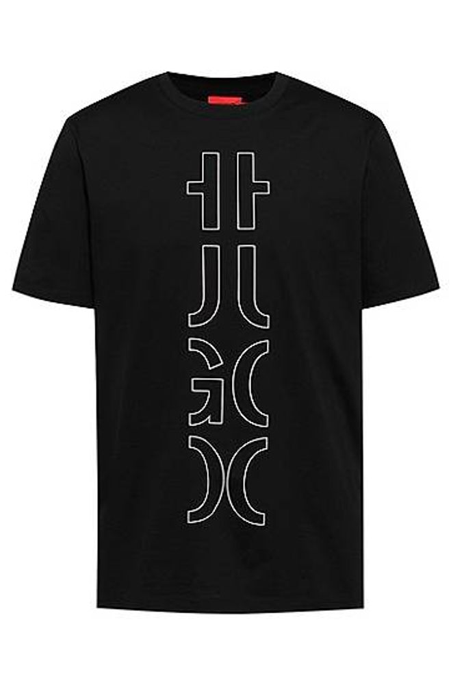 T-shirt en coton biologique à logo revisité