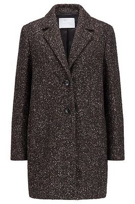 Manteau Regular Fit style blazer orné d’une structure à chevrons