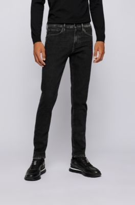 Skinny-fit jeans black super-stretch denim