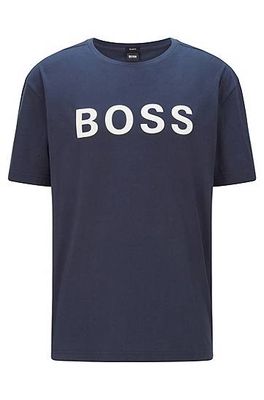 T-shirt mixte Relaxed Fit en coton à logo contrastant