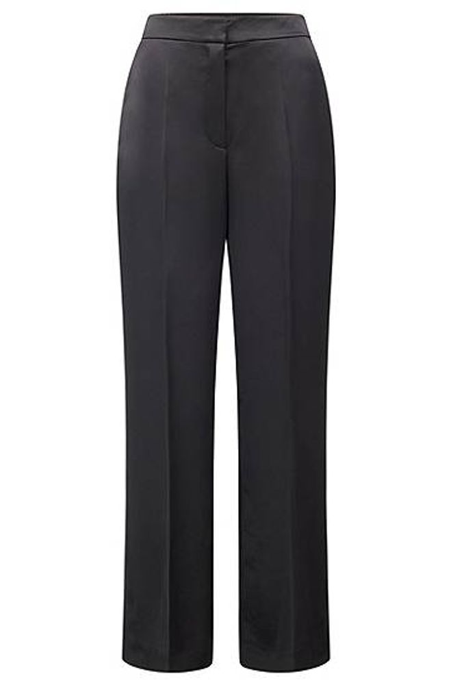 Pantalon large Relaxed Fit en satin