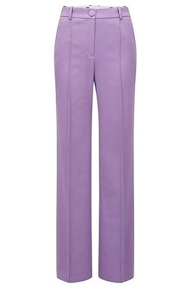 Pantalon large Regular Fit en twill stretch