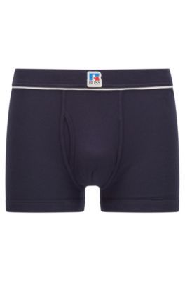 Stretch-cotton boxer briefs with exclusive logo