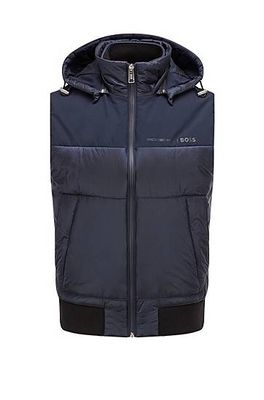 Veste sans manches hybride déperlante avec logos exclusifs
