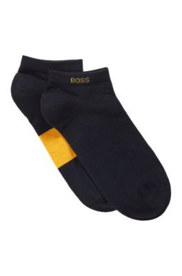 Two-pack of ankle socks in a cotton blend