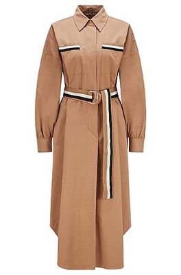 Robe-chemise en coton stretch à rayures emblématiques