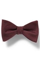 Nœud papillon en jacquard de soie à micro motif