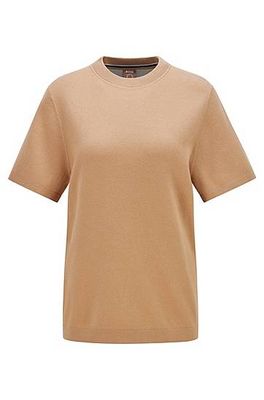 Haut Relaxed Fit en maille de coton biologique
