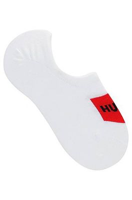 Lot de deux paires de chaussettes invisibles en coton mélangé