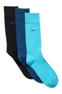 Three-pack of regular-length cotton-blend socks
