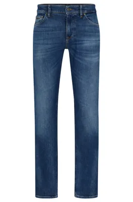 Jean Regular Fit en denim stretch confortable bleu
