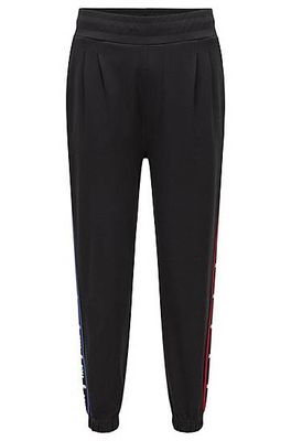 Bas de survêtement NBA & BOSS Relaxed Fit avec bande logo du partenariat