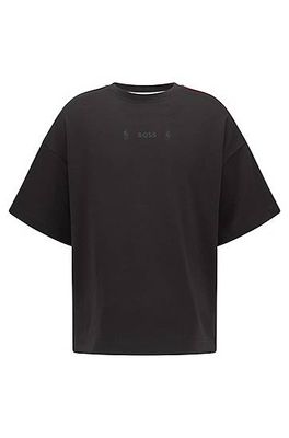 T-shirt Relaxed Fit en coton interlock avec logo en partenariat