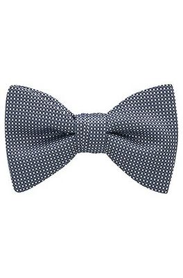 Nœud papillon en jacquard de soie à motif