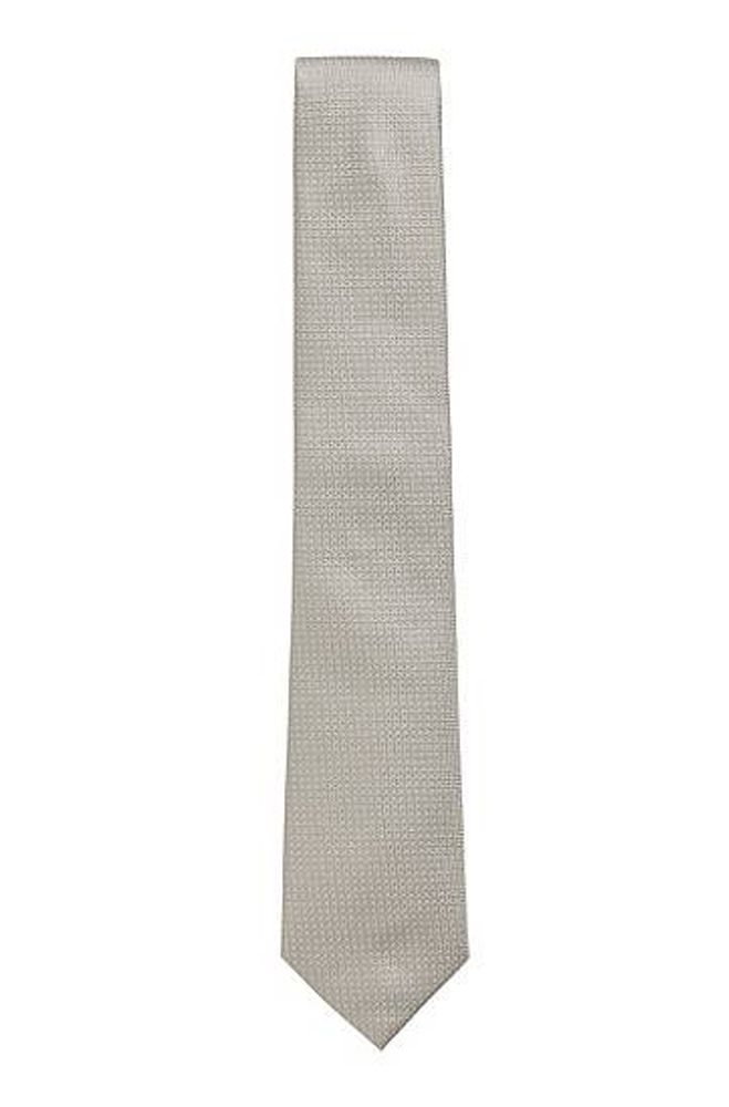 Cravate en pure soie à micro motif