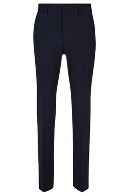 Pantalon Regular Fit en laine vierge stretch