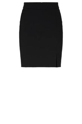 Jupe courte Slim Fit avec fente