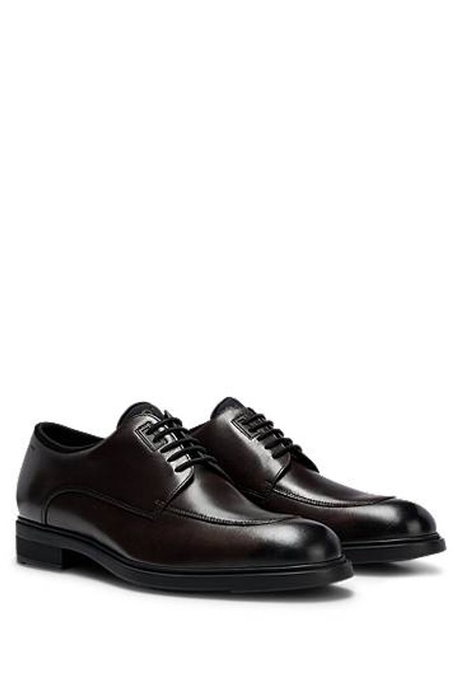 Derbies en cuir tanné avec doublure confortable